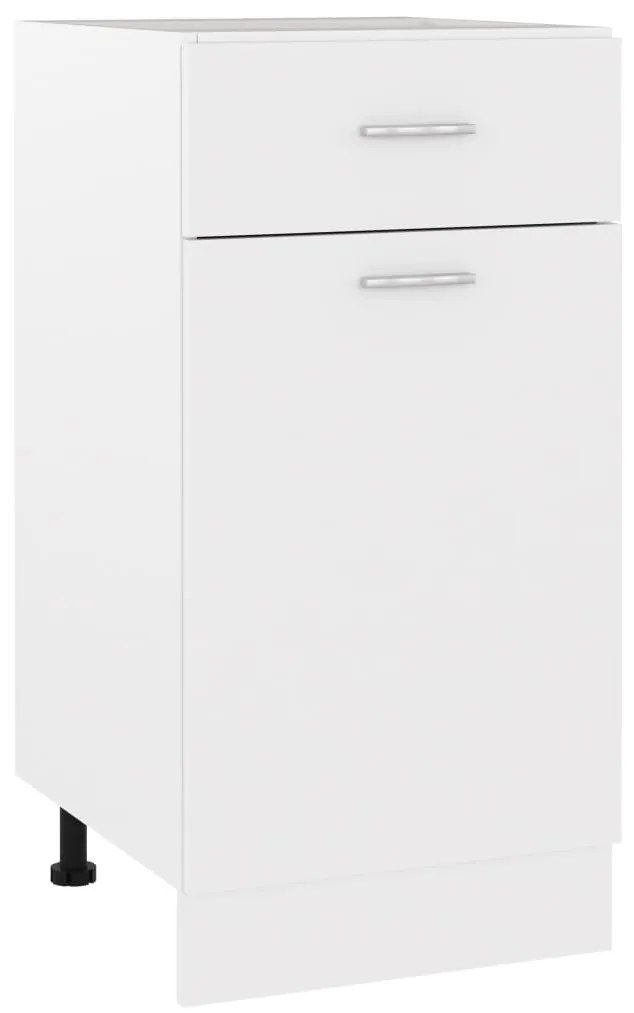 vidaXL Dulap inferior cu sertar “Lyon”, alb, 40x46x81,5 cm