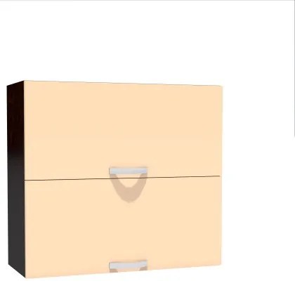 Corp superior 80 cu 2 usi orizontale Zebra cappuccino