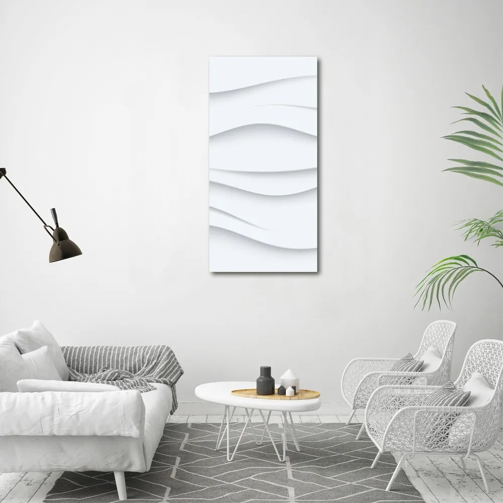 Tablou pe pe sticlă Valuri abstracte