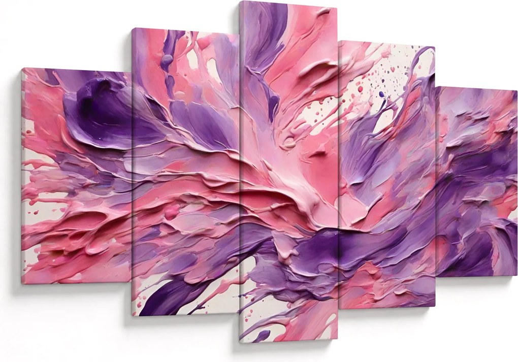 Tablou - Abstracție romantică (150x105 cm)