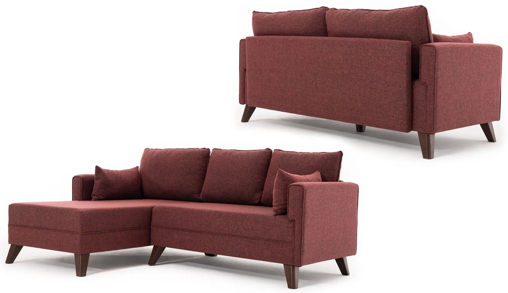 Canapea extensibilă Bellina (bordo) (S). 1063025