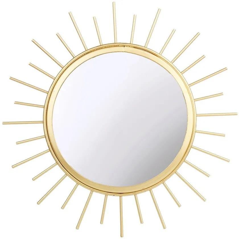 Oglindă rotundă Sass &amp; Belle Monochrome, ø 24 cm, auriu