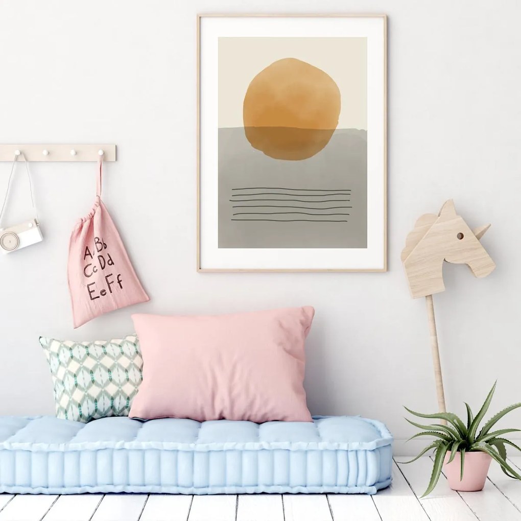 Poster - Abstracție pictată (A4)