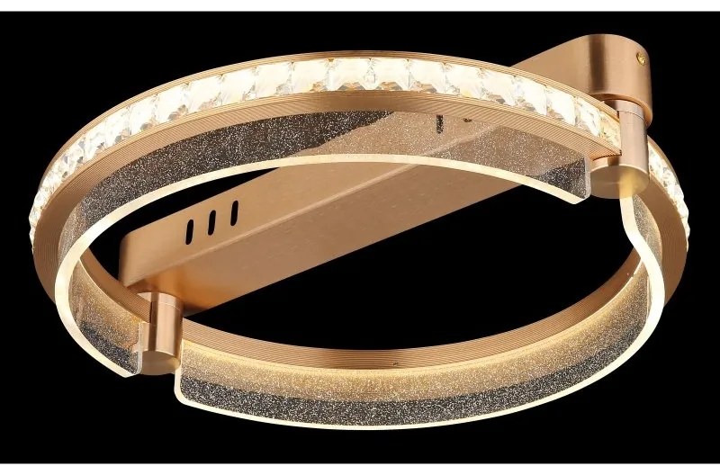 Lustra LED aplicata design circular cu telecomanda BLONDIE D-40cm