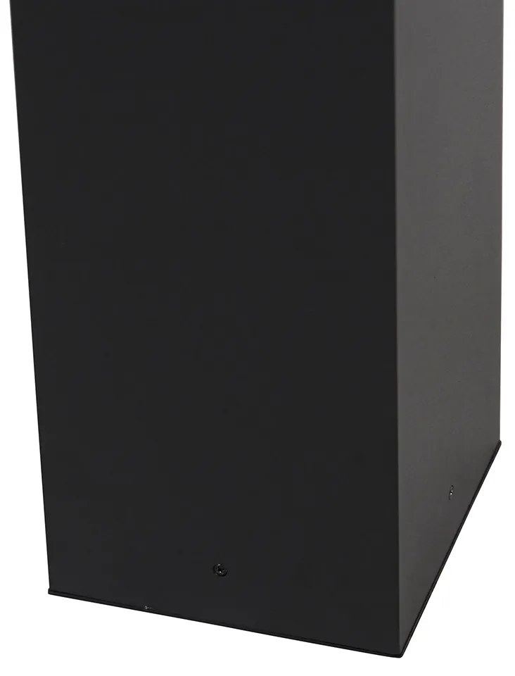 Lampă de podea inteligentă pentru exterior neagră 80 cm inclusiv Wifi ST64 - Charlois