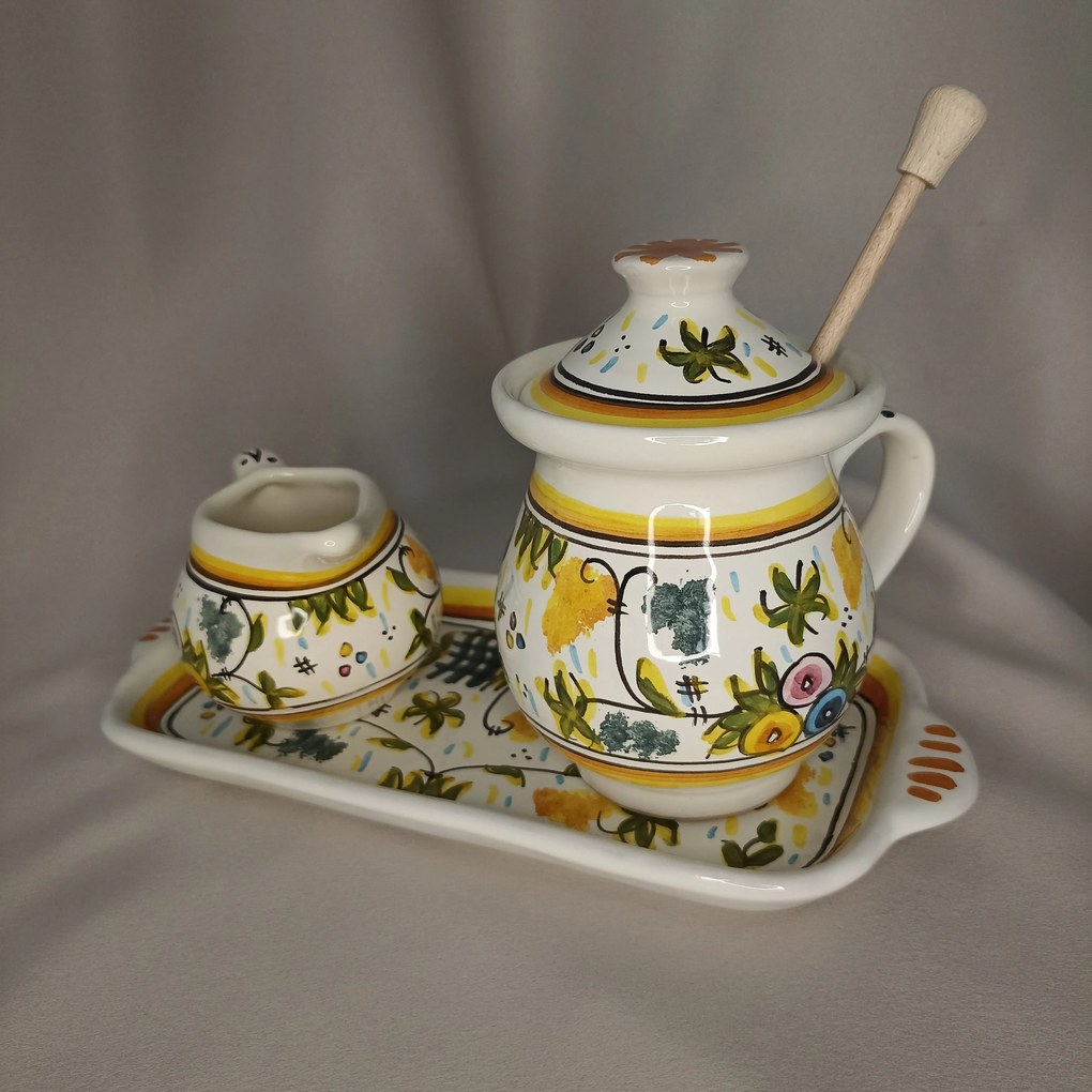 Set ceramică servit ceai/cafea model Lusitan