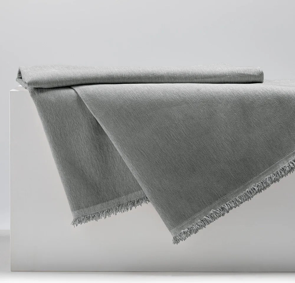 Cuvertură gri din janilie 220x240 cm Talo – Filumi