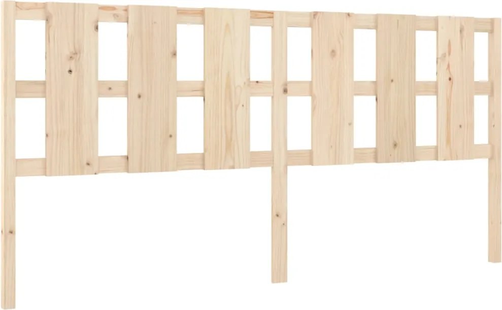 vidaXL Tăblie de pat, 205,5x4x100 cm, lemn masiv de pin