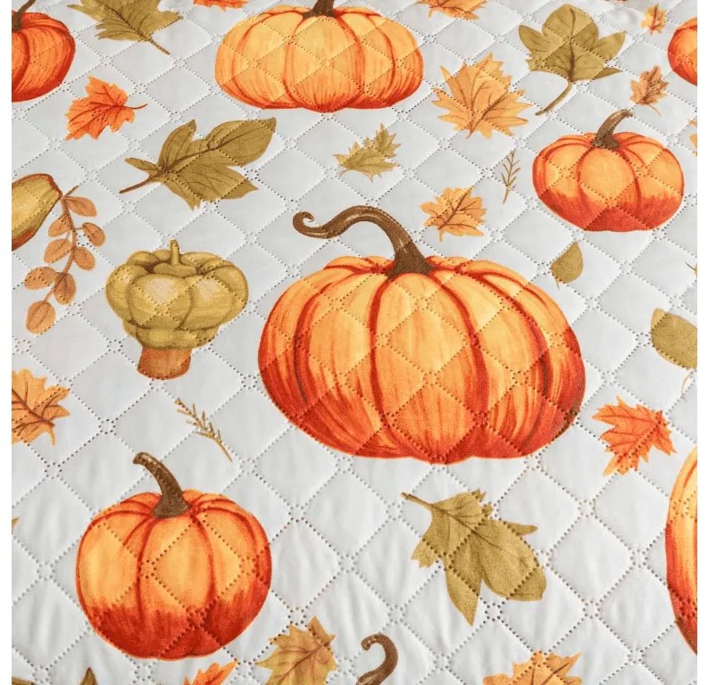 Cuvertura de pat AUTUMN PUMPKINS, colorat Dimensiune: 170 x 210 cm