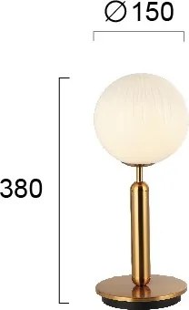 Lampă de masă JOLIN 1xG9/5W/230V aurie