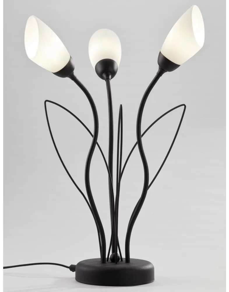 Lampă de masă GLORIOSA Jupiter 2065 - 3xG9/14W/230V neagră