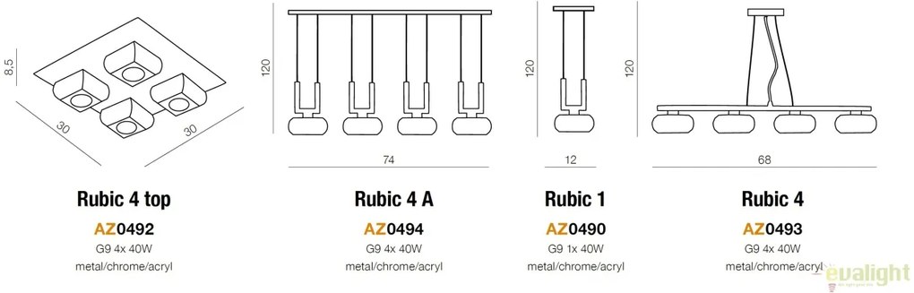 Pendul modern Rubic 1