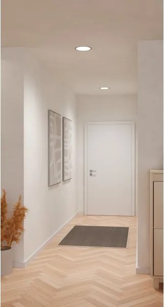 Eglo 901407 - Plafonieră LED FUEVA LED/18,5W/230V, Ø 21,6 cm, crom