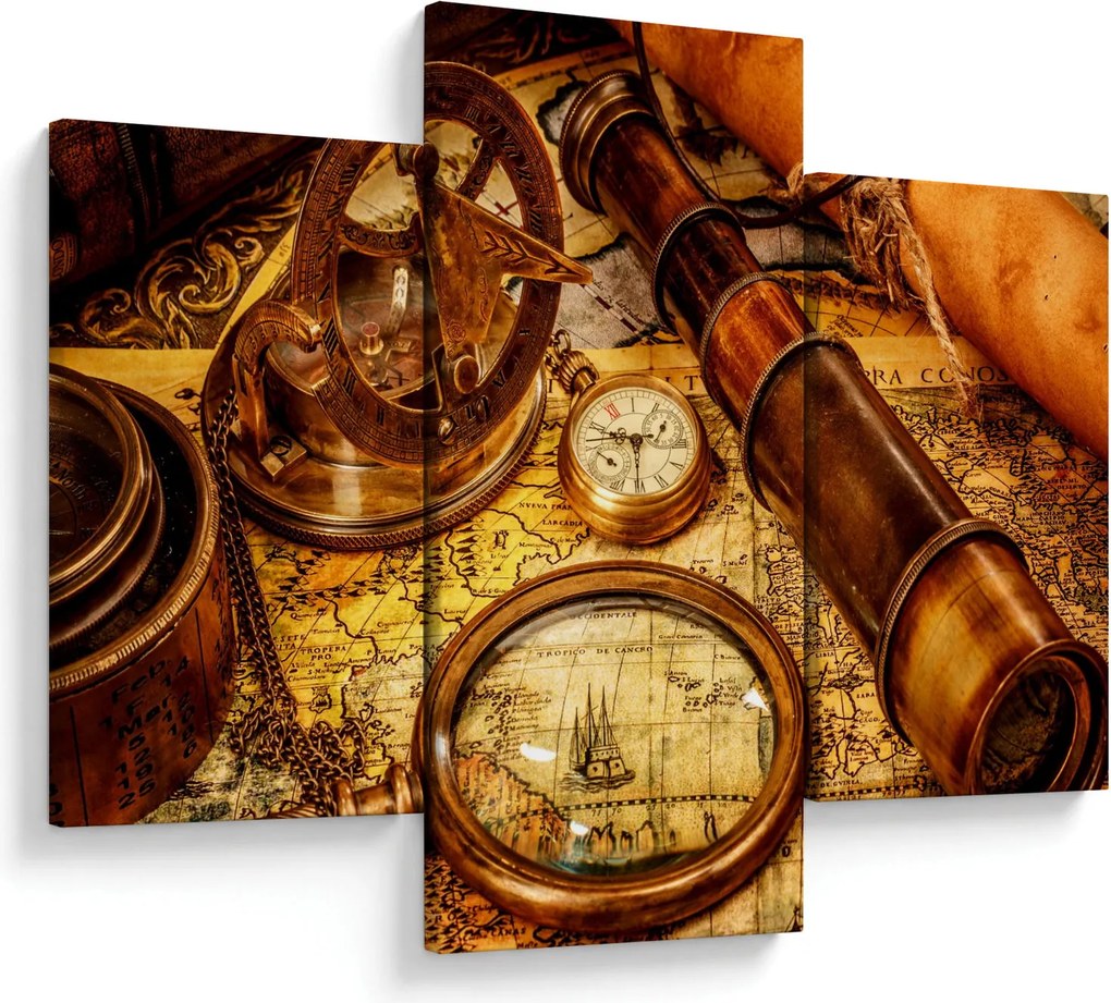 Tablou - uneltele itorice ale marinarior (90x60 cm)