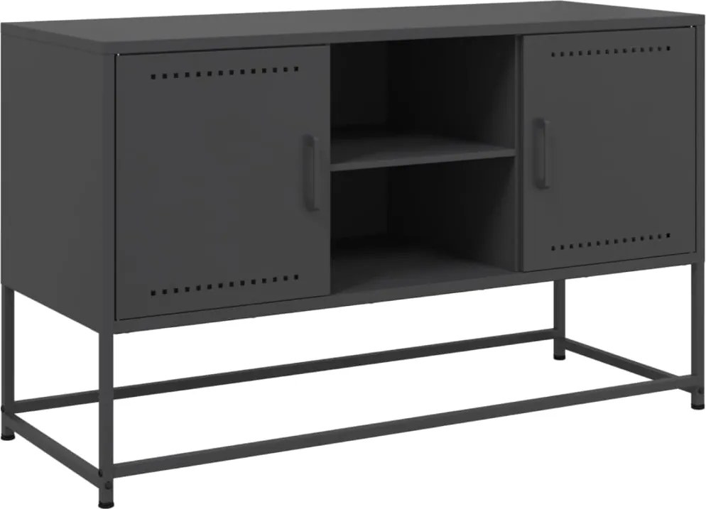 vidaXL Dulap TV, negru, 68,5x39x60,5 cm, oțel