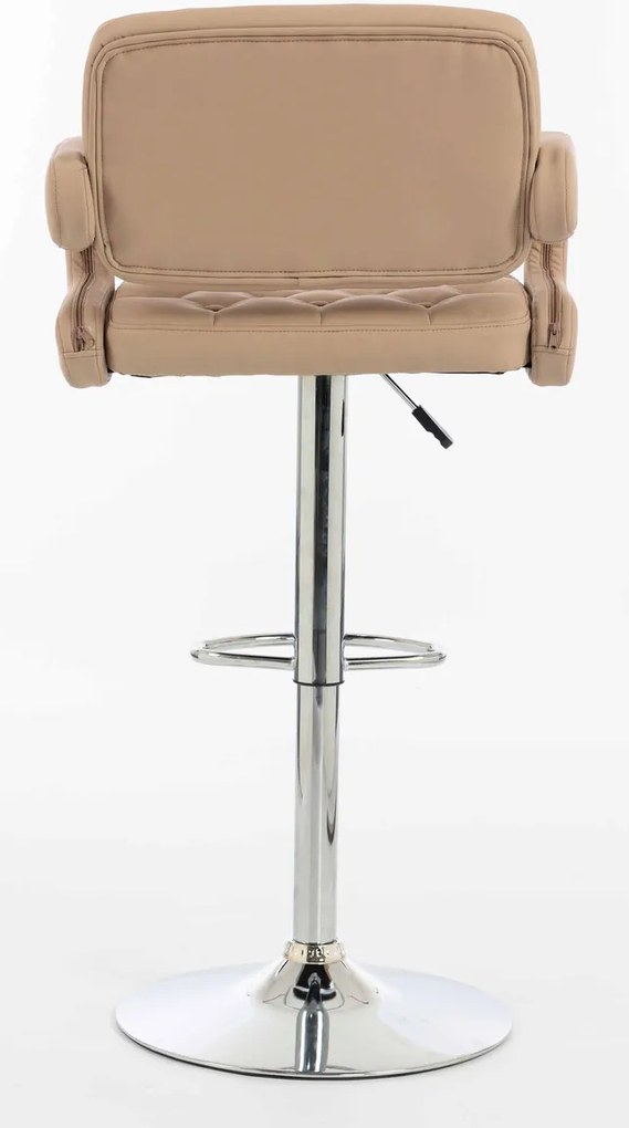 HR8403W Scaun Caramel Piele Ecologica Premium Soft cu Bază Cromata