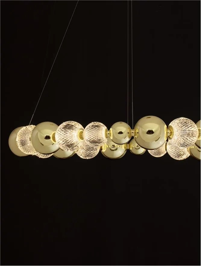 Lustra suspendata LED design elegant BRILLE, 94cm