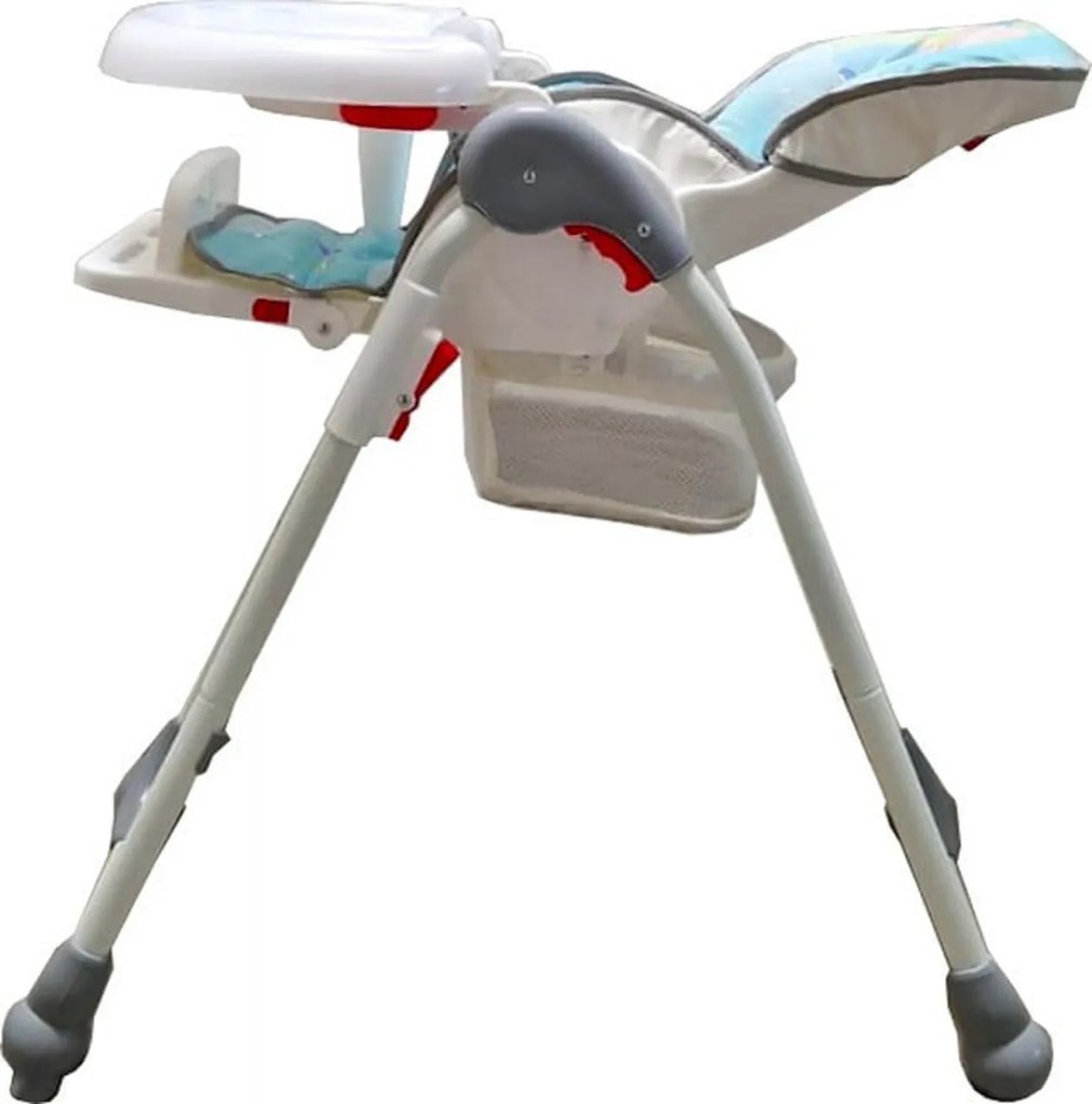 Scaun de masa pentru copii si bebe Baby Care™ CC reglabil in 3 trepte, Pliabil, Centura de siguranta, Sezut comfortabil, Masuta detasabila, Pozitie