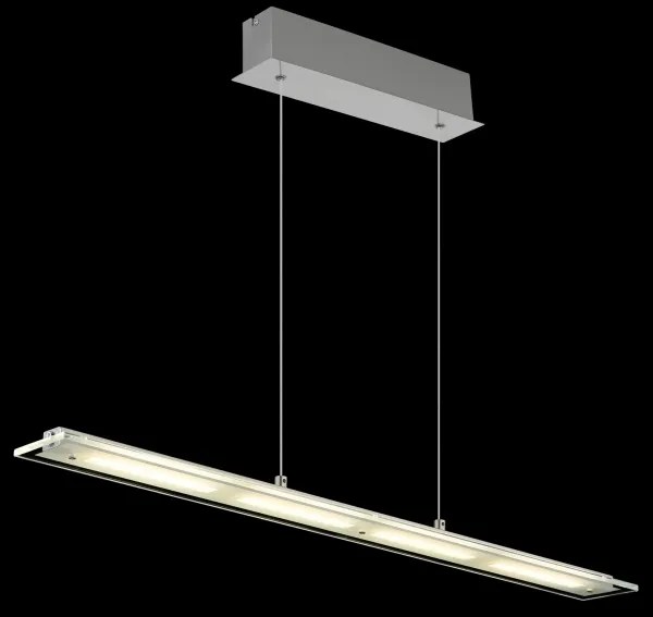 Globo 17019H - Lustru LED dimmabil cu control tactil, suspendat pe cablu NOVAK 20W/230V