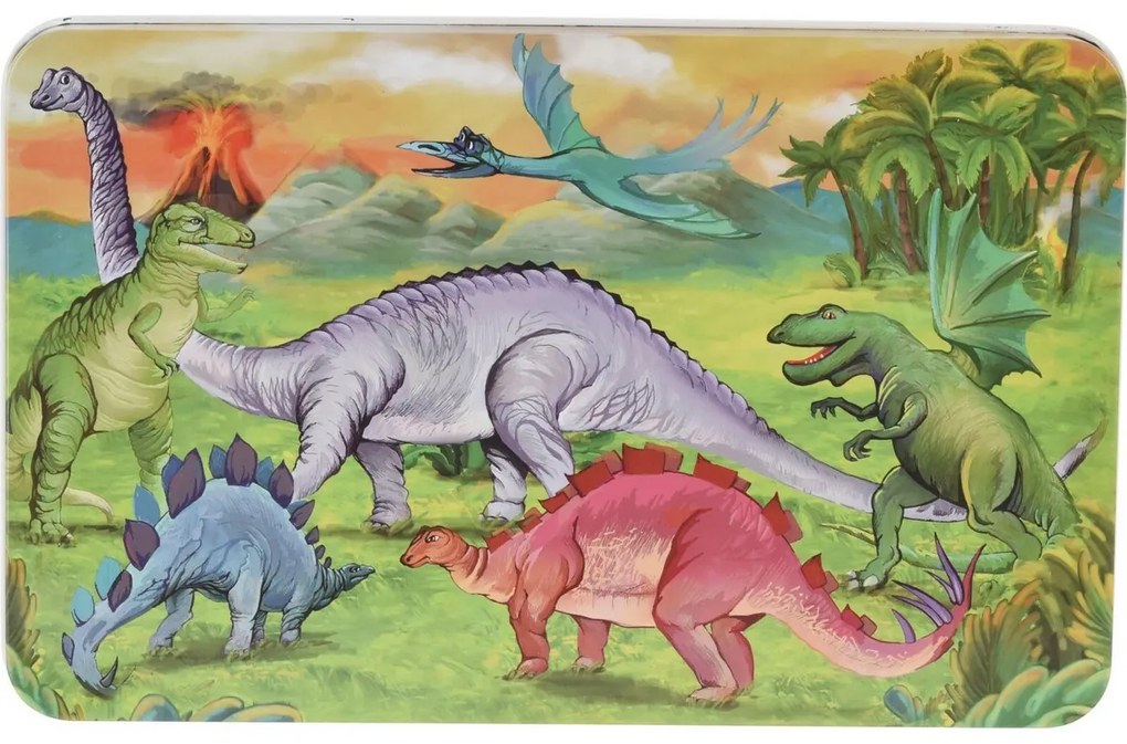 Puzzle Dino World, 80 piese
