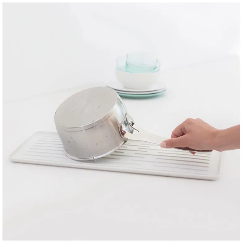 Brabantia Sinkside 1000203, Tavă de scurgere, Suport pentru ustensile, Gri deschis
