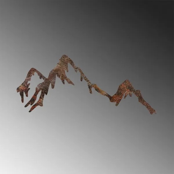 Decorațiune de perete 45x70 cm metal munte
