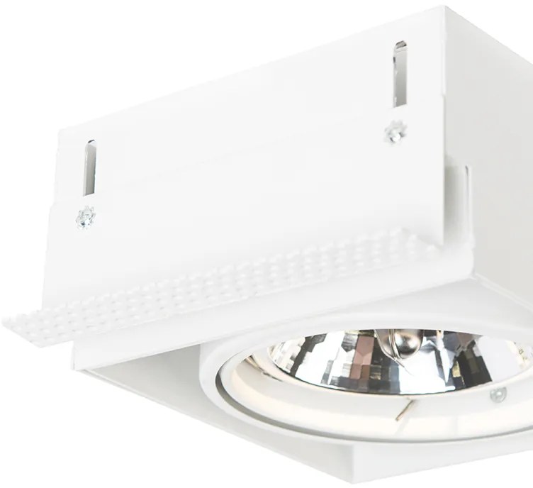 Spot LED îngropat alb AR111 Inclinabil și Rotabil Trimless - Oneon