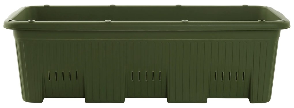 Ghiveci, plastic, verde închis, LIDOF