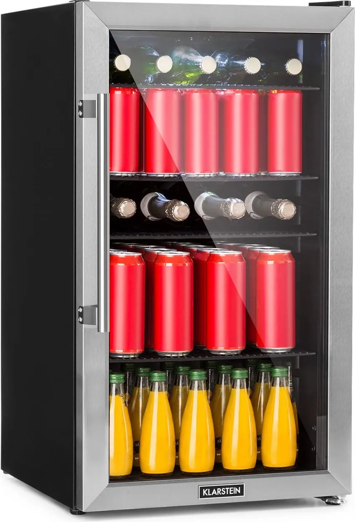 Klarstein Beersafe 3XL, frigider, 98 l, 4 rafturi, 7 nivele, negre