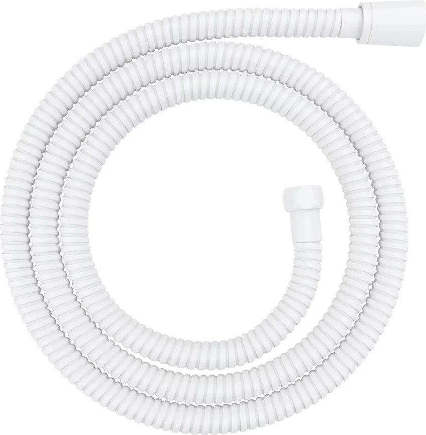 Furtun de dus Omnires 150 cm finisaj alb mat