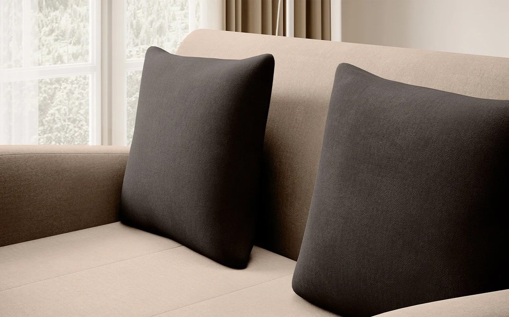 Canapea lemn masiv extensibilă Ario Personalizabilă, 130 × 103 × 85 cm - royal 01