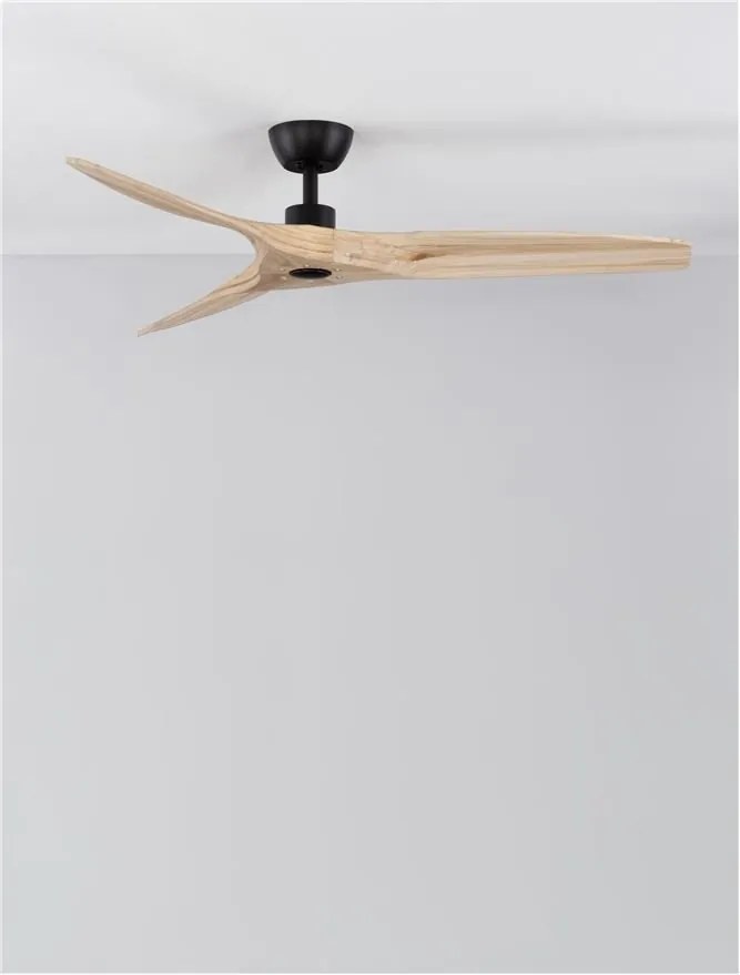 Ventilator de tavan din lemn cu telecomanda ARCADIA