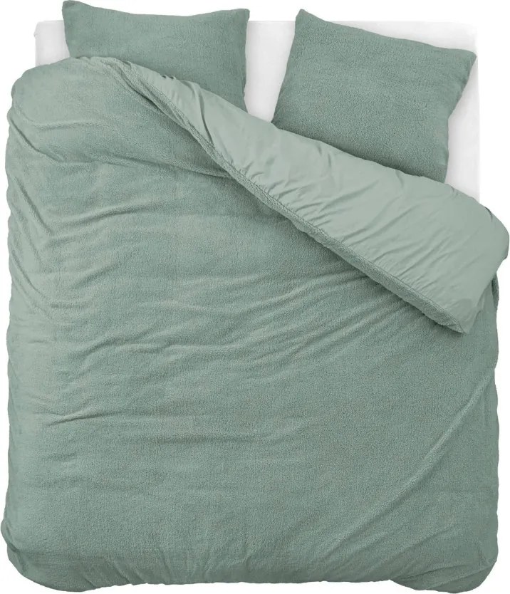 Lenjerie de pat TEDDY verde, cocolino/microfibra Dimensiune lenjerie de pat: 2 buc 60 x 70 cm | 200 x 200 cm