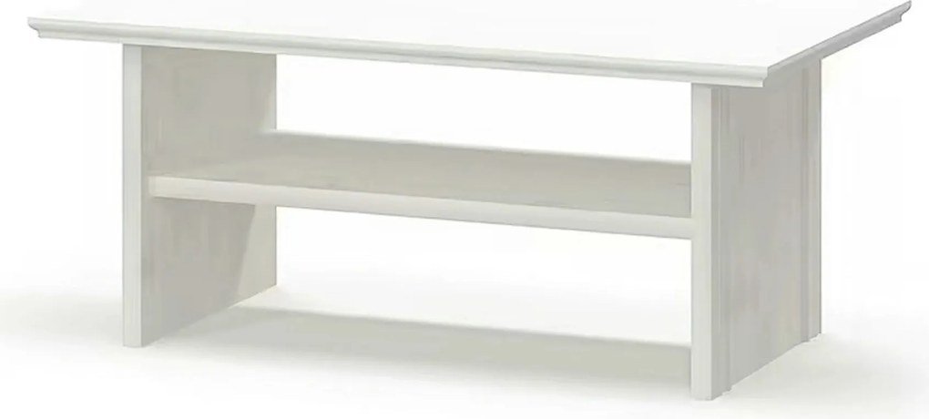 Masuta de cafea living IRYS, pin alb anderson, PAL laminat, 120x66x51
