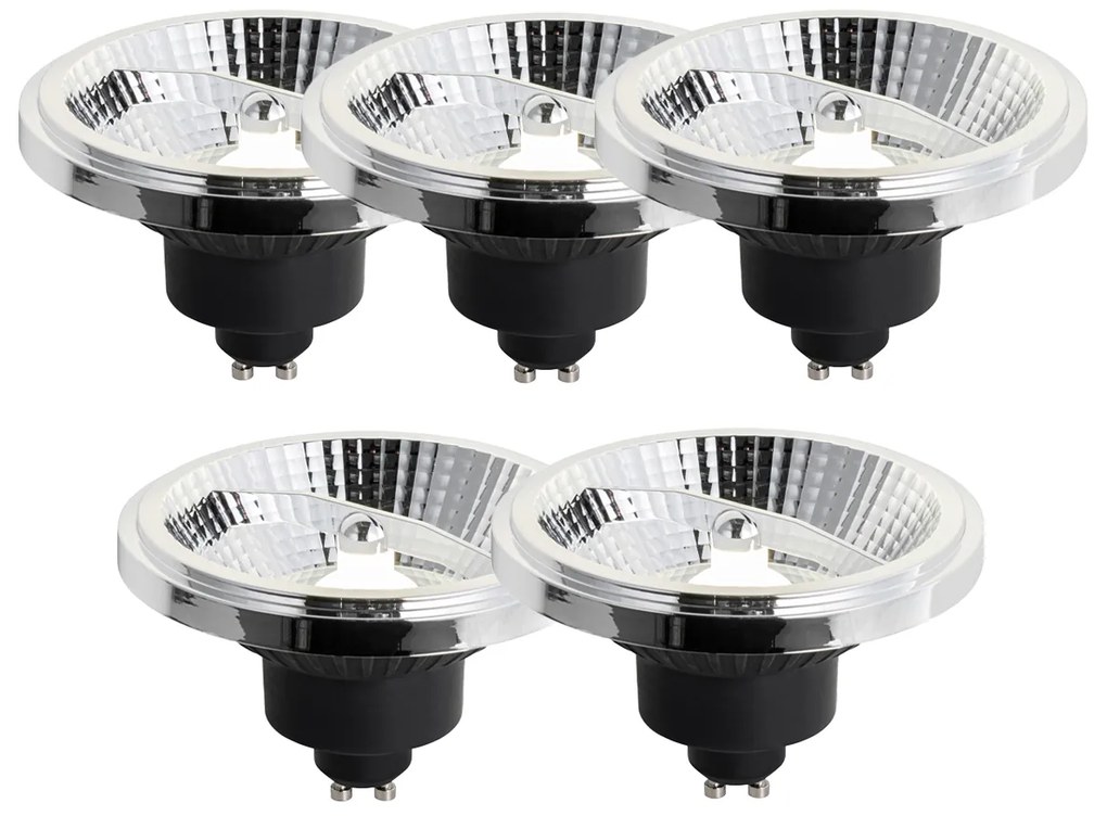 Set de 5 becuri LED GU10 dimabile 111mm 10.5W 770 lm 4000K