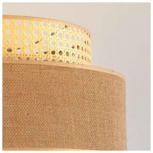 Lustră pe cablu BOHO 1xE27/60W/230V bej