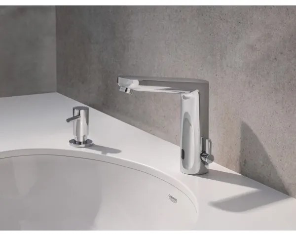 GROHE 36324001 - Baterie electronică pentru lavoar cu senzor infraroșu EUROSMART COSMOPOLITAN E, crom