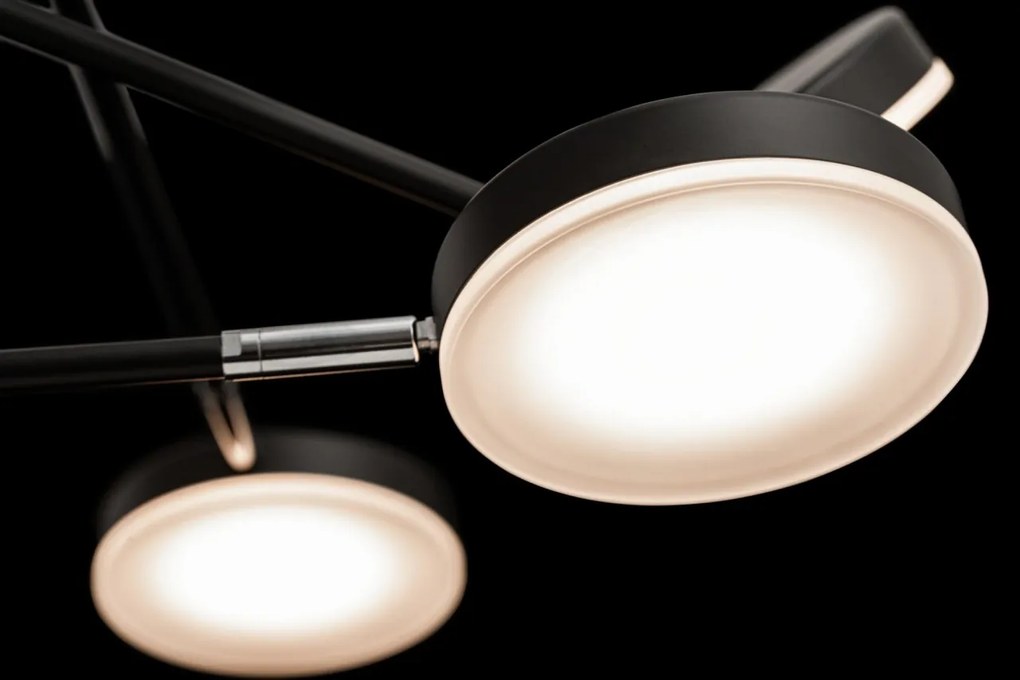 Lustra LED design tehnic Fad negru MYMOD070PL-L48B3K
