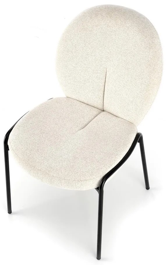 Scaun de bucaterie Novak, crem