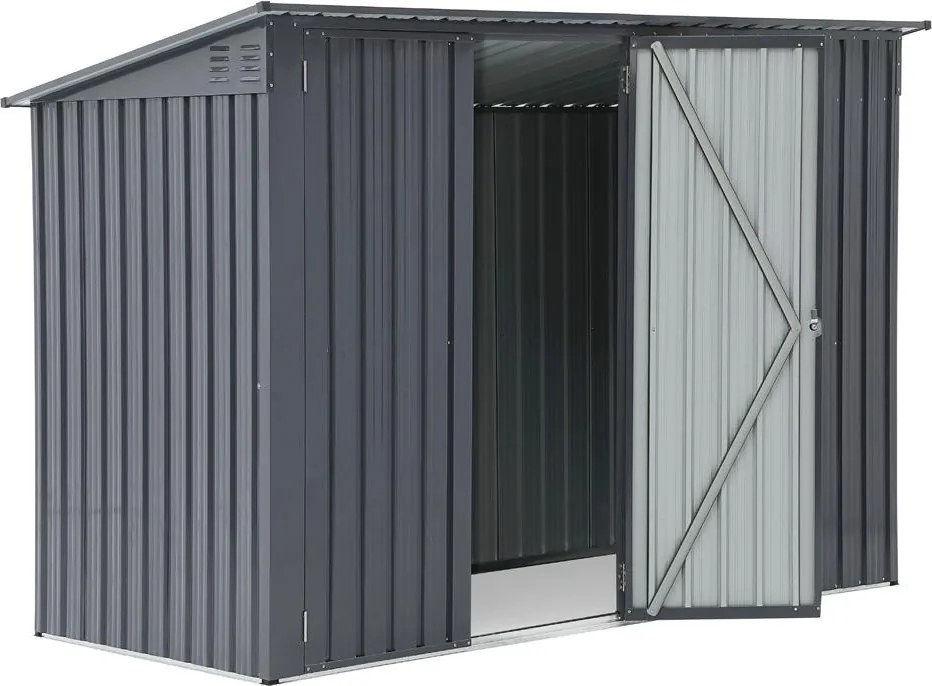 Căsuță de grădină pentru unelte Avenberg, 2,43 × 1,12 m, antracit