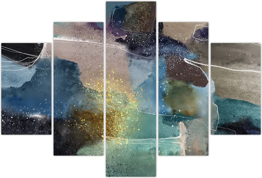 Tablou - Abstract acuarelă (150x105 cm)