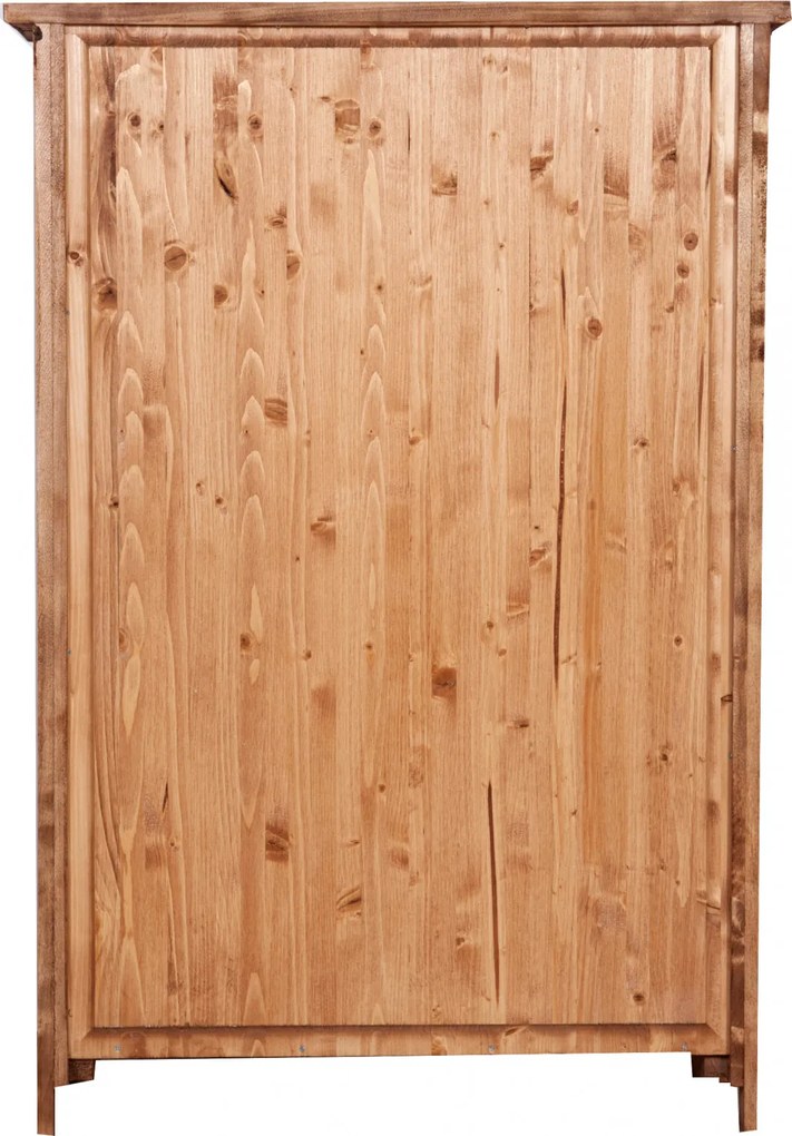 Vitrina mica, L68 25 H98 cm, natur antic, lemn masiv