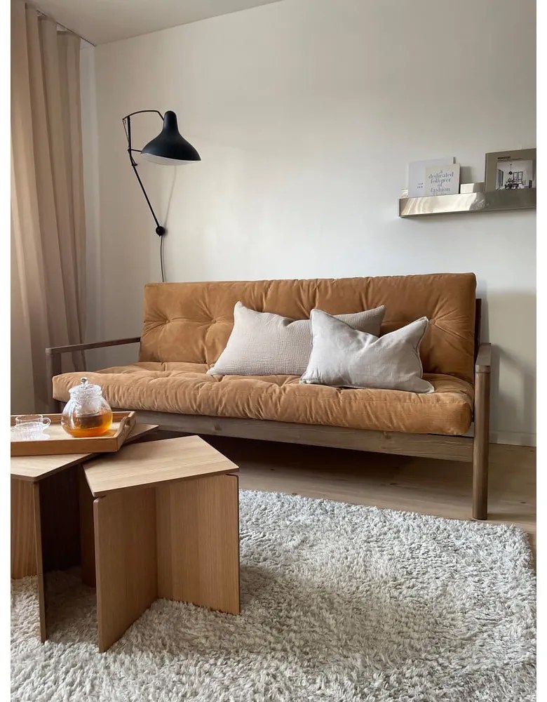 Canapea bej extensibilă 205 cm Knob – Karup Design