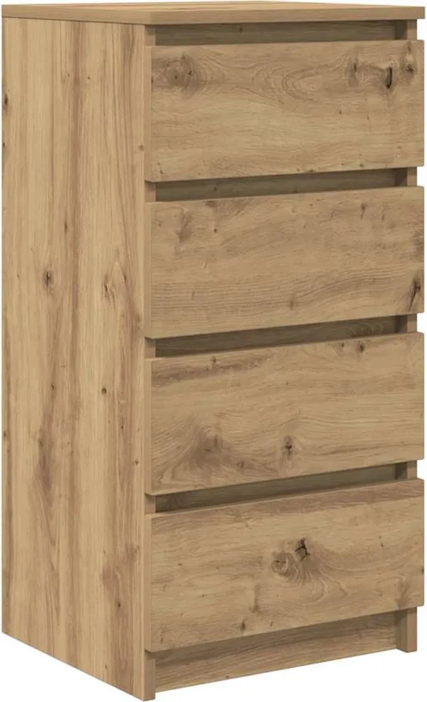 vidaXL Bufetă Stejar Artisan 37,5x35x76 cm Lemn prelucrat