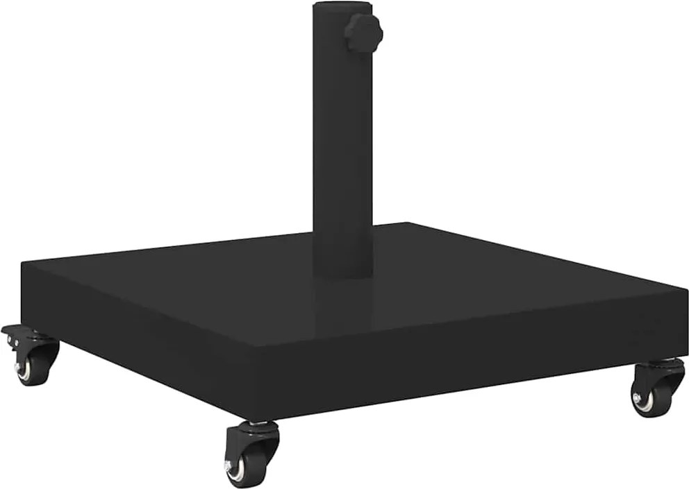 vidaXL Bază pentru umbrelă Negru 45 x 45 x 31,5 cm
