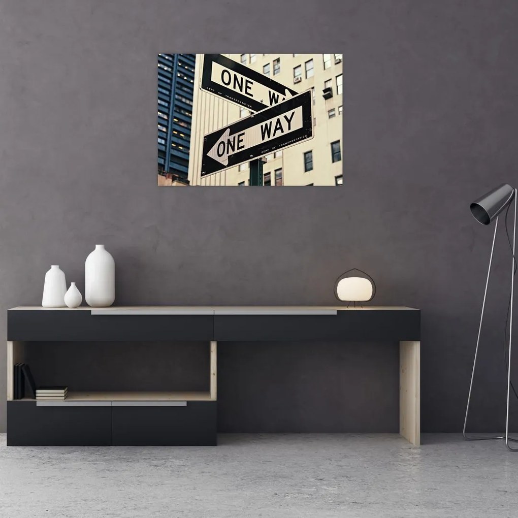 Tablou - New York ONE WAY (70x50 cm), în 40 de alte dimensiuni noi