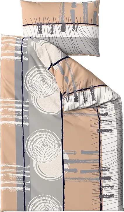 Lenjerie de pat din policoton PINIA POLY gri Dimensiune lenjerie de pat: 70 x 90 cm | 140 x 220 cm