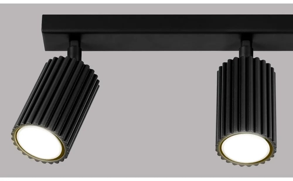 Spot negru 6,5x45 cm Gleam – Sollux