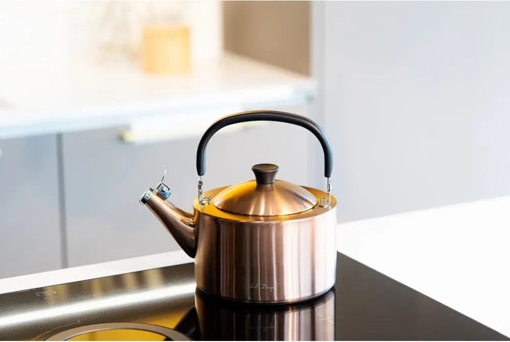 Ceainic arămiu din oțel inoxidabil 1,5 l Diamante – Vialli Design