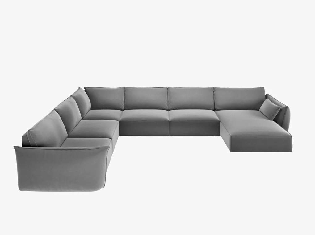 Coltar 8 locuri Kaelle catifea L384 cm